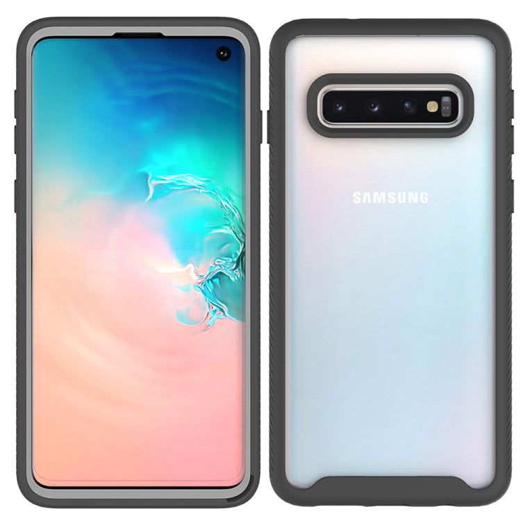 For Samsung Galaxy S10 Starry Sky Solid Color Series Shockproof PC + TPU Protective Case