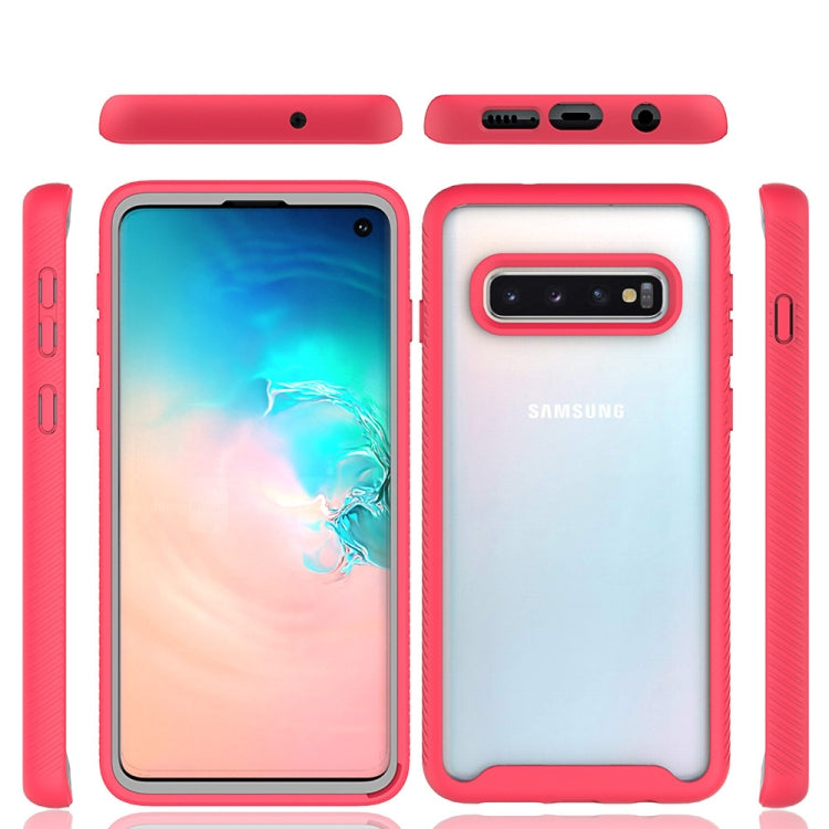 For Samsung Galaxy S10 Starry Sky Solid Color Series Shockproof PC + TPU Protective Case