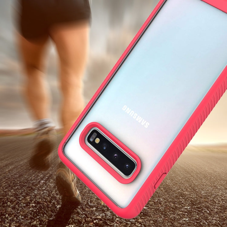 For Samsung Galaxy S10 Starry Sky Solid Color Series Shockproof PC + TPU Protective Case