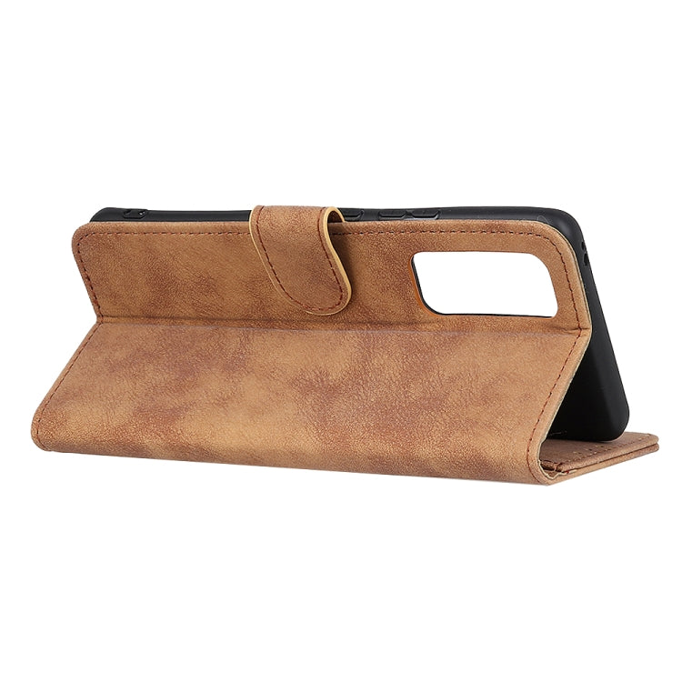 For Motorola Moto G9 Plus Antelope Texture Magnetic Buckle Horizontal Flip PU Leather Case with Card Slots & Wallet & Holder