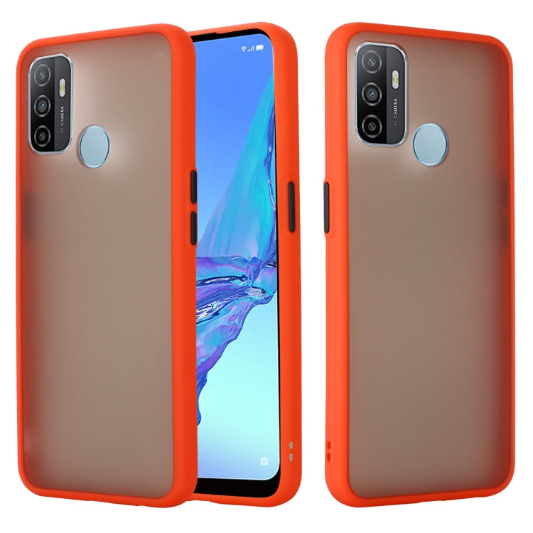 For OPPO A53 2020 Skin Hand Feeling Series Shockproof Frosted PC+ TPU Protective Case