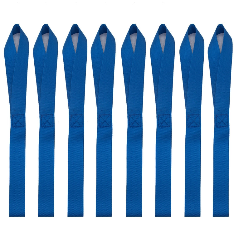 8 PCS ATV Hook Belt Motorcycle Tie Down Straps, Length:32cm