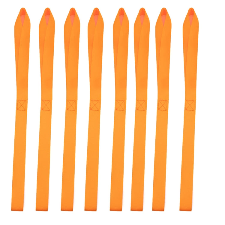 8 PCS ATV Hook Belt Motorcycle Tie Down Straps, Length:46cm