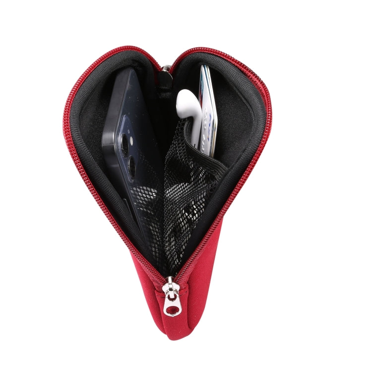 Universal Elasticity Zipper Protective Case Storage Bag with Lanyard For Huawei Mate 20 X / 7.2 inch Smart Phones