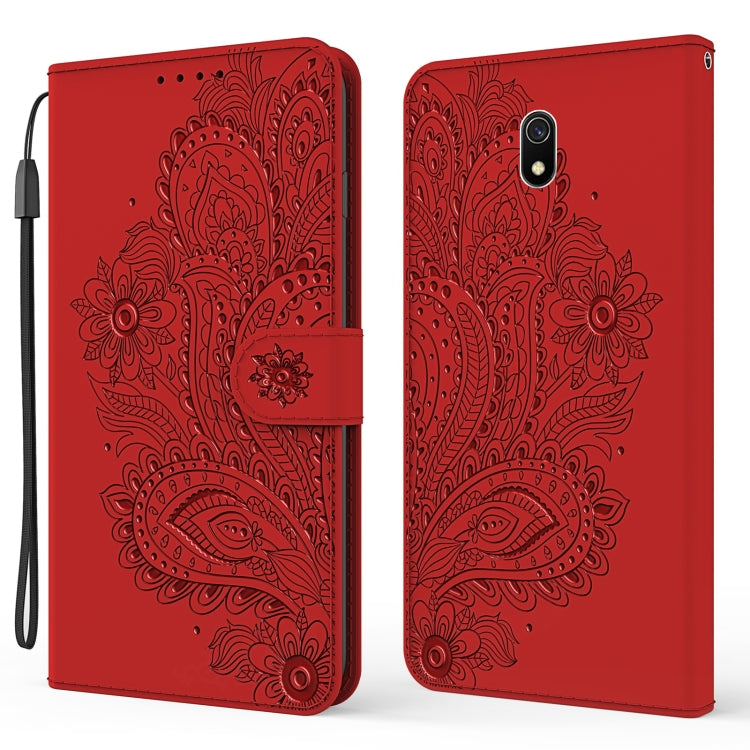 For Xiaomi Redmi 8 / 8A Peacock Embossed Pattern Horizontal Flip Leather Case with Holder & Card Slots & Wallet & Lanyard