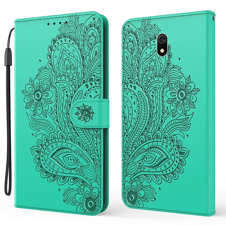 For Xiaomi Redmi 8 / 8A Peacock Embossed Pattern Horizontal Flip Leather Case with Holder & Card Slots & Wallet & Lanyard