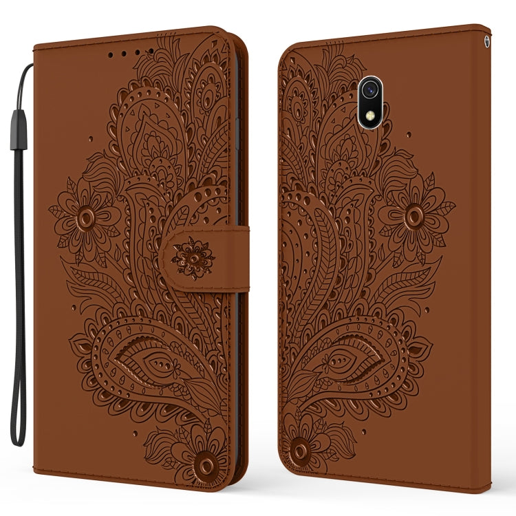 For Xiaomi Redmi 8 / 8A Peacock Embossed Pattern Horizontal Flip Leather Case with Holder & Card Slots & Wallet & Lanyard