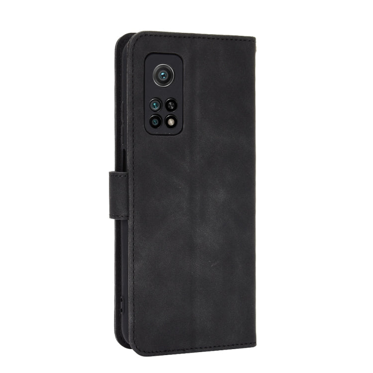 For Xiaomi Mi 10T Solid Color Skin Feel Magnetic Buckle Horizontal Flip Calf Texture PU Leather Case with Holder & Card Slots & Wallet