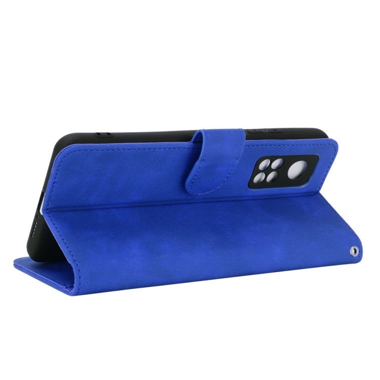 For Xiaomi Mi 10T Solid Color Skin Feel Magnetic Buckle Horizontal Flip Calf Texture PU Leather Case with Holder & Card Slots & Wallet