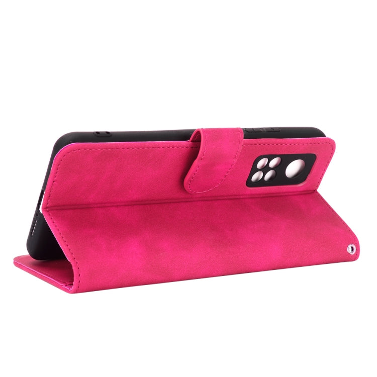 For Xiaomi Mi 10T Solid Color Skin Feel Magnetic Buckle Horizontal Flip Calf Texture PU Leather Case with Holder & Card Slots & Wallet