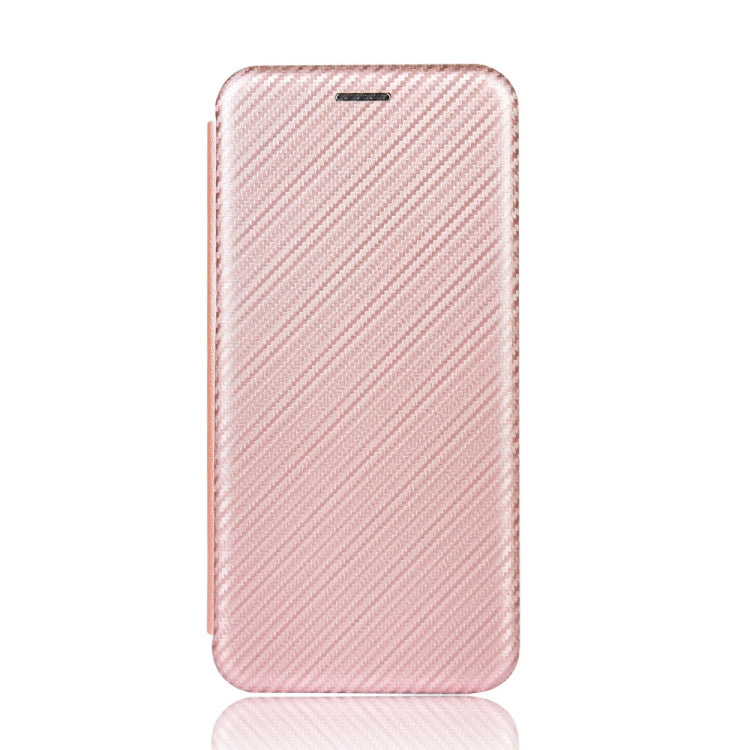 For Xiaomi Mi 10T Carbon Fiber Texture Horizontal Flip TPU + PC + PU Leather Case with Card Slot