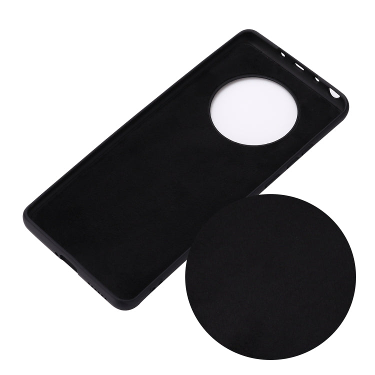 For Huawei Mate 40 Pro Pure Color Liquid Silicone Shockproof Full Coverage Case