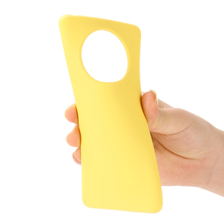 For Huawei Mate 40 Pro Pure Color Liquid Silicone Shockproof Full Coverage Case