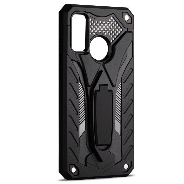 For Huawei P Smart 2020 Shockproof TPU + PC Protective Case with Holder