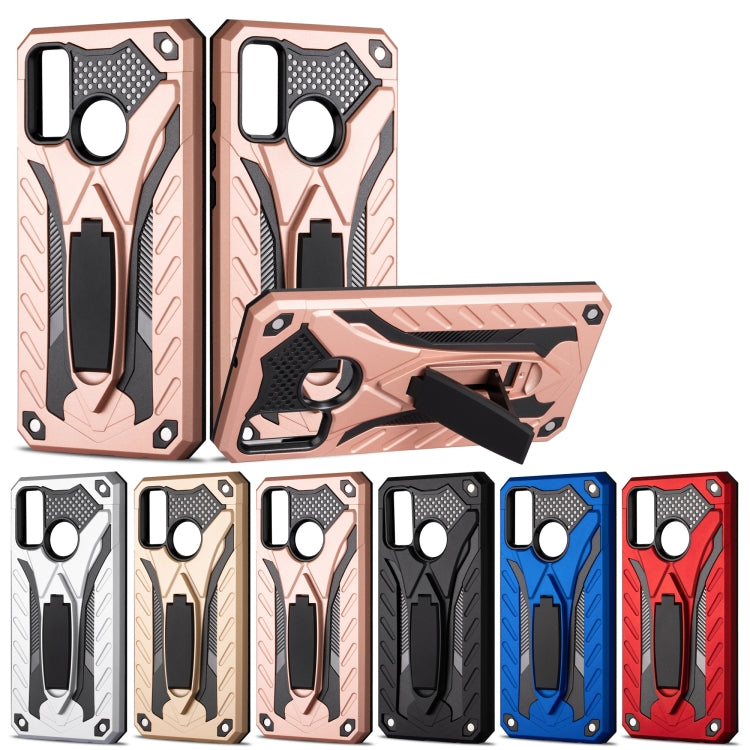 For Huawei P Smart 2020 Shockproof TPU + PC Protective Case with Holder