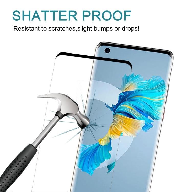 For Huawei Mate 40 / Mate 40E 5G / Mate 40E 4G 9H 3D HD Curved Edge Tempered Glass Film