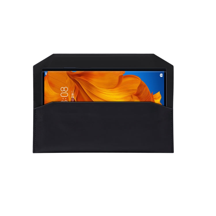 Magnetic Genuine Leather Horizontal Flip Protective Case for 6.1-6.7 inch Smartphones