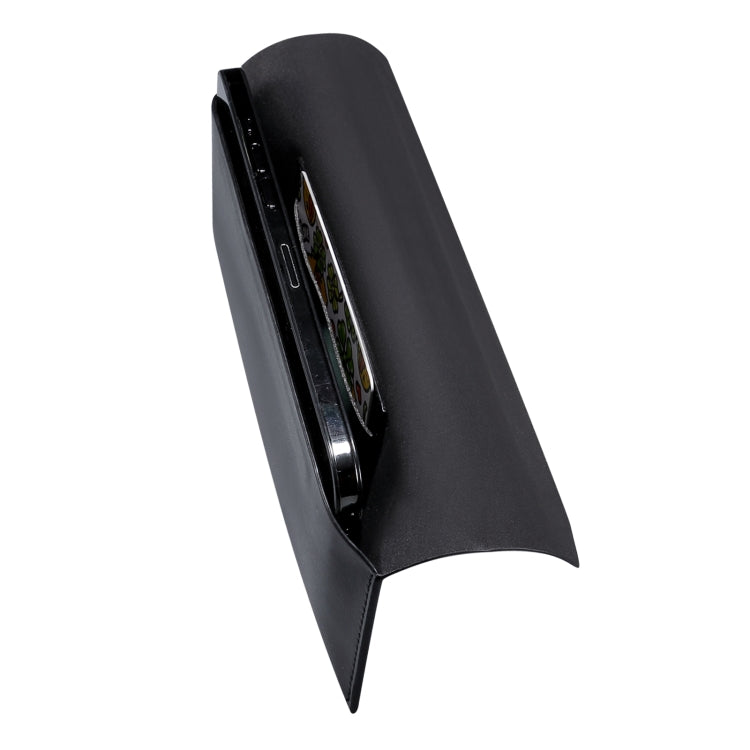 Magnetic Genuine Leather Horizontal Flip Protective Case for 6.1-6.7 inch Smartphones