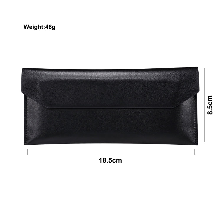 Magnetic Genuine Leather Horizontal Flip Protective Case for 6.1-6.7 inch Smartphones