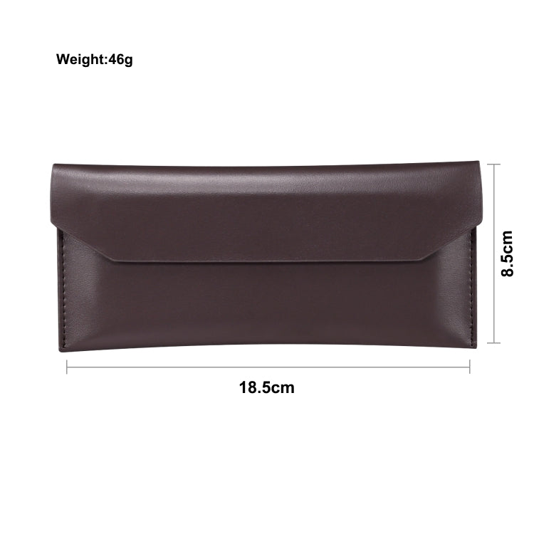 Magnetic Genuine Leather Horizontal Flip Protective Case for 6.1-6.7 inch Smartphones