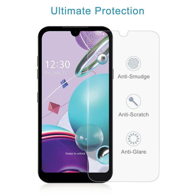 For LG K31 0.26mm 9H 2.5D Tempered Glass Film