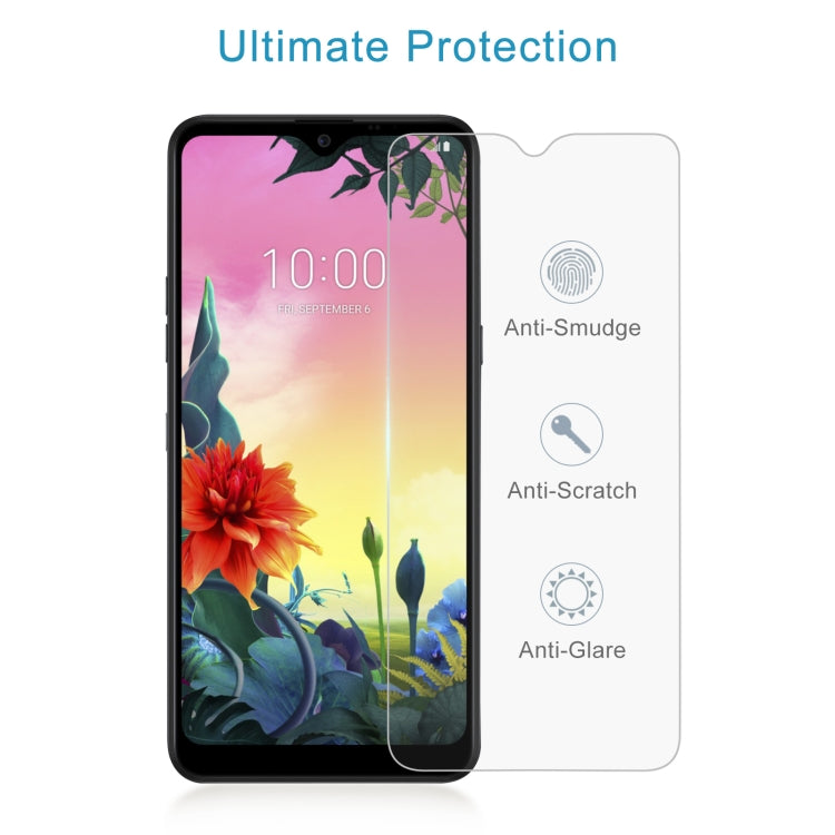 For LG K50S 10 PCS 0.26mm 9H 2.5D Tempered Glass Film