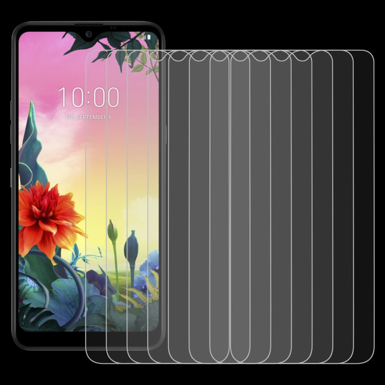 For LG K50S 10 PCS 0.26mm 9H 2.5D Tempered Glass Film
