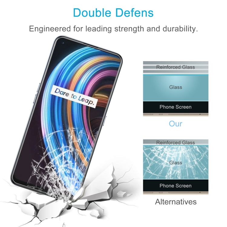 For OPPO Realme X7 50 PCS 0.26mm 9H 2.5D Tempered Glass Film