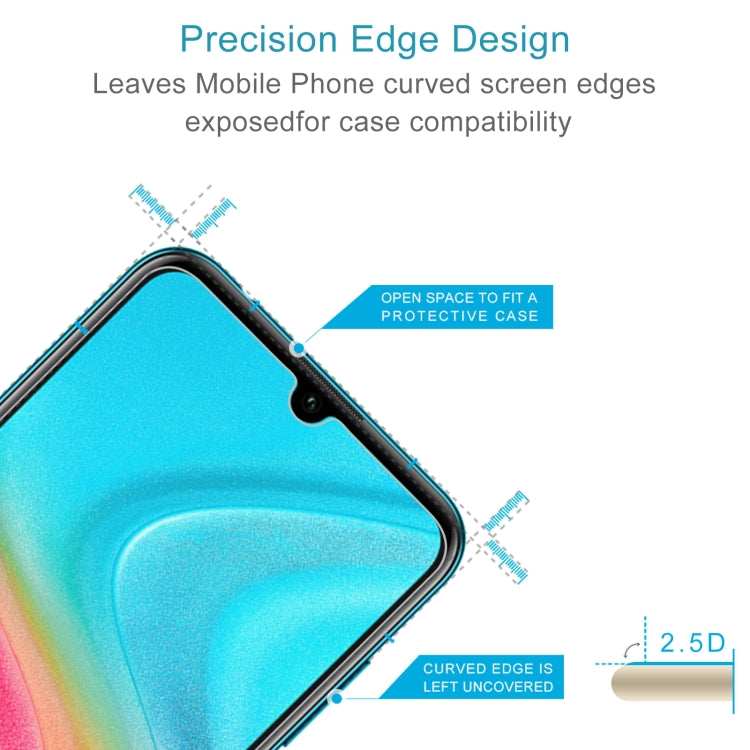 For Huawei Honor 20 Lite 50 PCS 0.26mm 9H 2.5D Tempered Glass Film