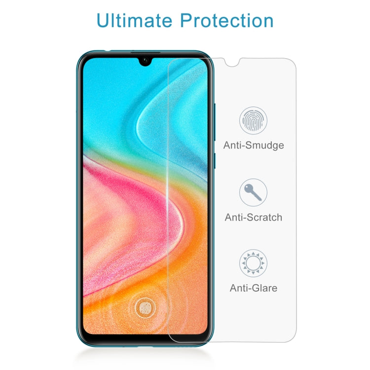 For Huawei Honor 20 Lite 50 PCS 0.26mm 9H 2.5D Tempered Glass Film