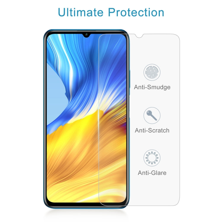 For Huawei Honor X10 Max 50 PCS 0.26mm 9H 2.5D Tempered Glass Film