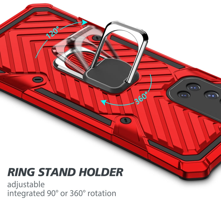 For Vivo V19 Cool Armor PC + TPU Shockproof Case with 360 Degree Rotation Ring Holder