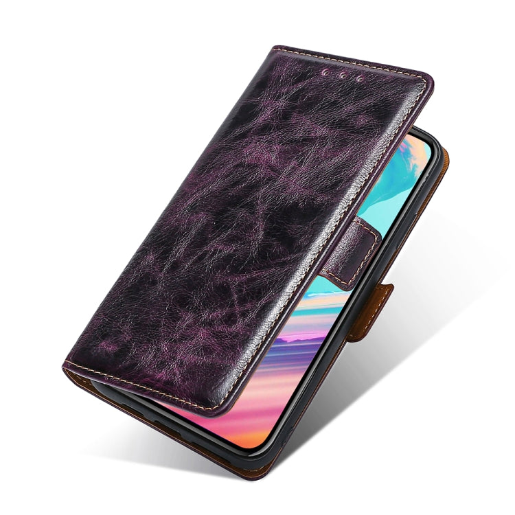 For Xiaomi Redmi 9A Knead Pattern Texture Side Buckle Horizontal Flip Leather Case with Holder & Card Slots