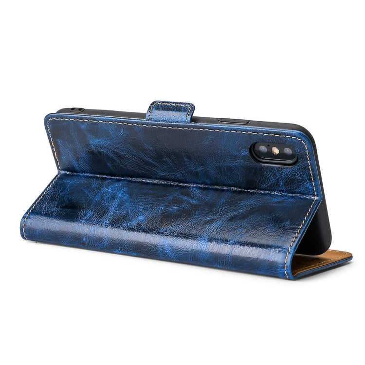 For OPPO Realme C3 / Realme C3i Knead Pattern Texture Side Buckle Horizontal Flip Leather Case with Holder & Card Slots