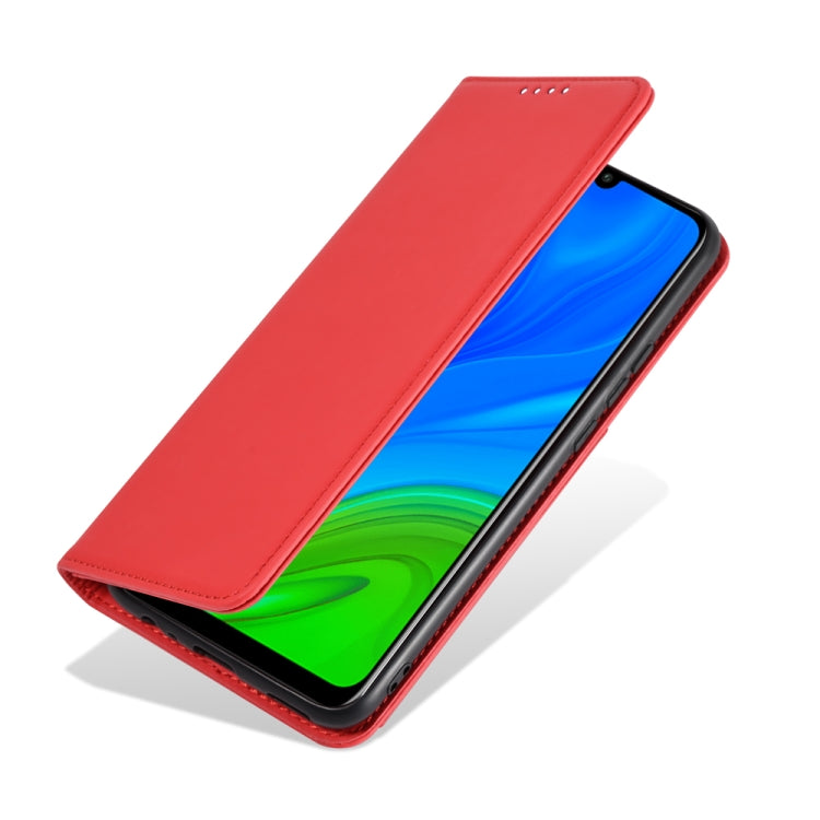 For Huawei P Smart 2020 Strong Magnetism Liquid Feel Horizontal Flip Leather Case with Holder & Card Slots & Wallet