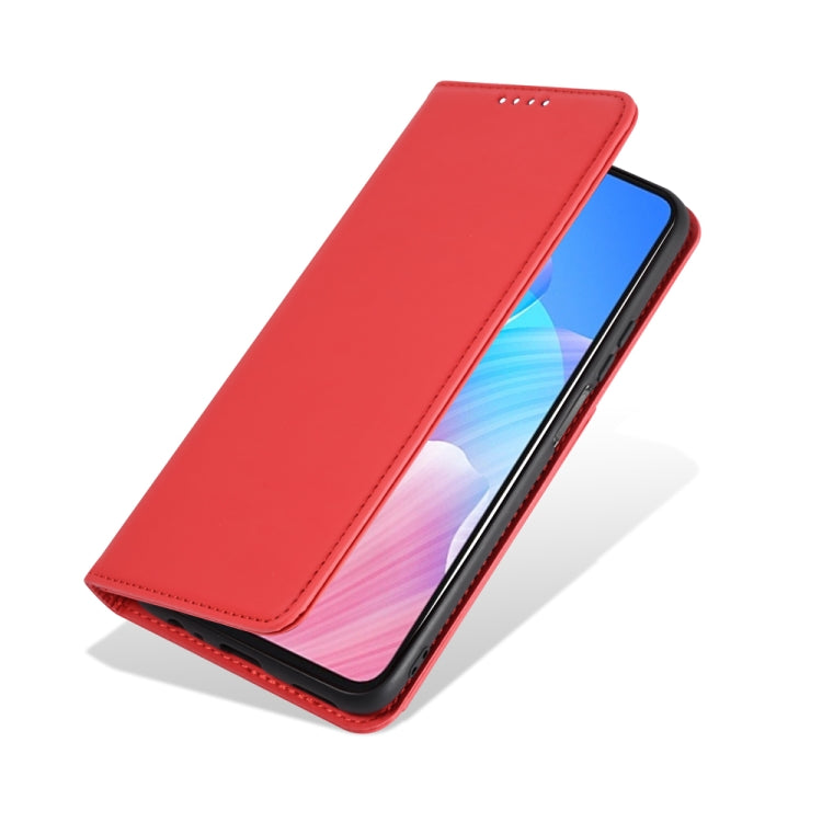 For Huawei Enjoy Z / Enjoy 20 Pro Strong Magnetism Liquid Feel Horizontal Flip Leather Case with Holder & Card Slots & Wallet