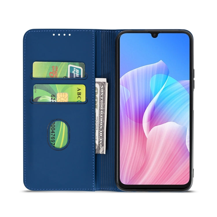 For Huawei Enjoy Z / Enjoy 20 Pro Strong Magnetism Liquid Feel Horizontal Flip Leather Case with Holder & Card Slots & Wallet