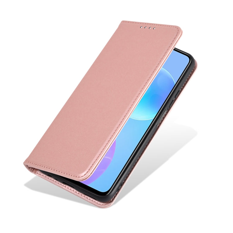 For Huawei Honor 30 Lite Strong Magnetism Liquid Feel Horizontal Flip Leather Case with Holder & Card Slots & Wallet