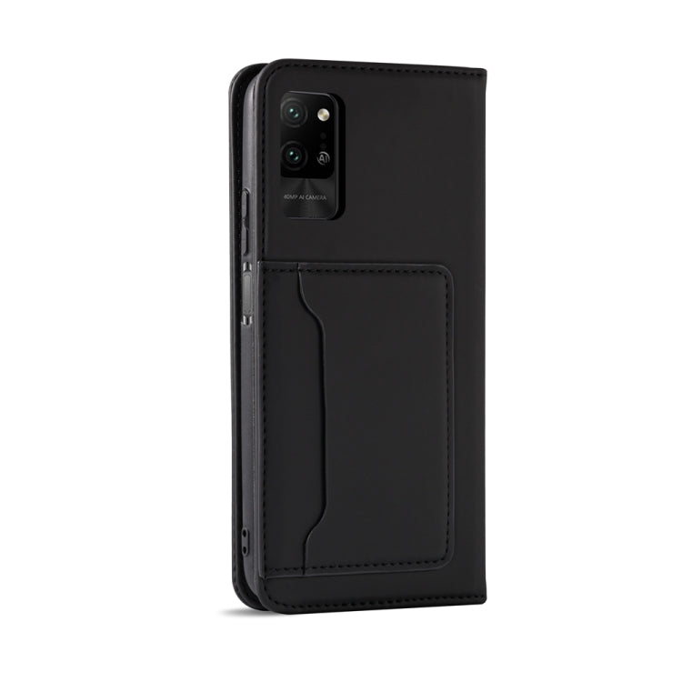 For Huawei Honor Play 4 Pro Strong Magnetism Liquid Feel Horizontal Flip Leather Case with Holder & Card Slots & Wallet