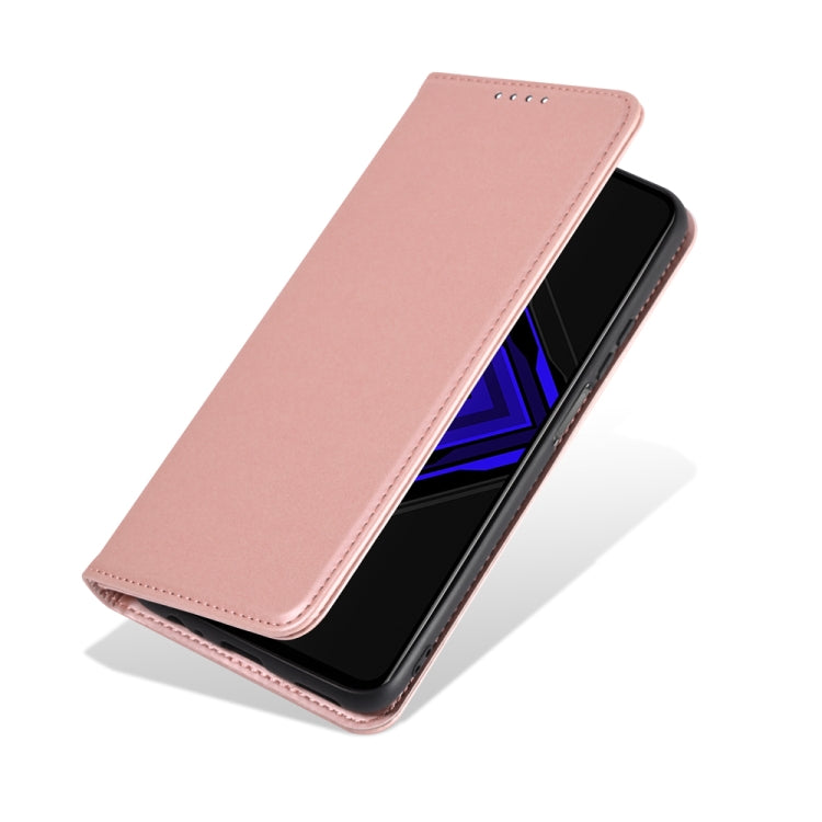 For Huawei Honor Play 4 Pro Strong Magnetism Liquid Feel Horizontal Flip Leather Case with Holder & Card Slots & Wallet