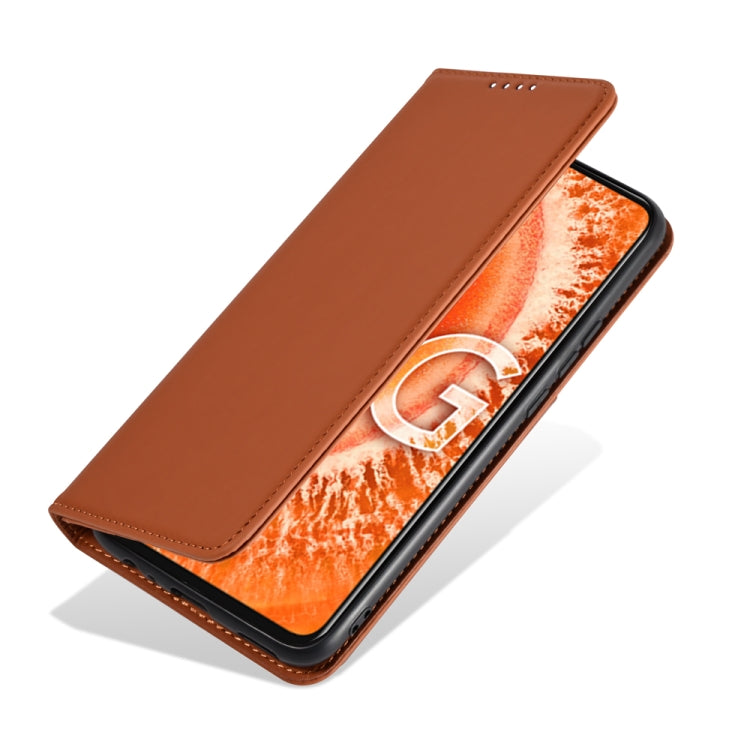For Huawei Honor V30 Strong Magnetism Liquid Feel Horizontal Flip Leather Case with Holder & Card Slots & Wallet