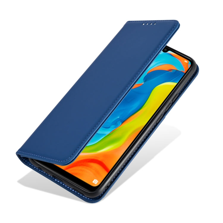 For Huawei P30 Lite / Nova 4e Strong Magnetism Liquid Feel Horizontal Flip Leather Case with Holder & Card Slots & Wallet