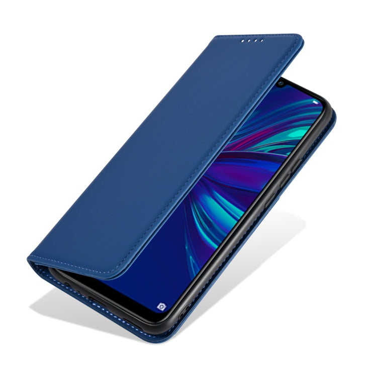 For Huawei P Smart (2019) / Honor 10 Lite Strong Magnetism Liquid Feel Horizontal Flip Leather Case with Holder & Card Slots & Wallet