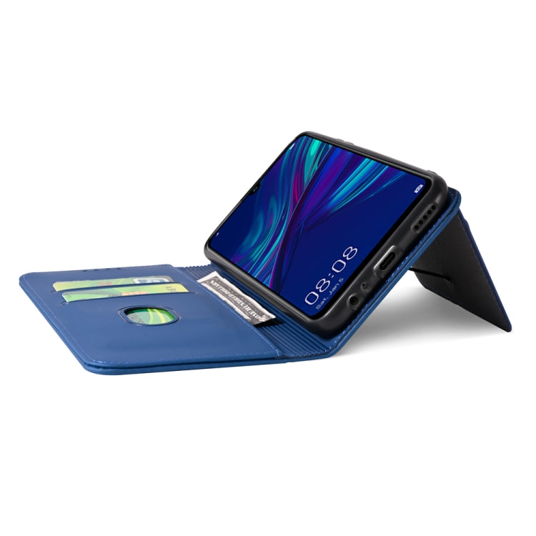 For Huawei P Smart (2019) / Honor 10 Lite Strong Magnetism Liquid Feel Horizontal Flip Leather Case with Holder & Card Slots & Wallet