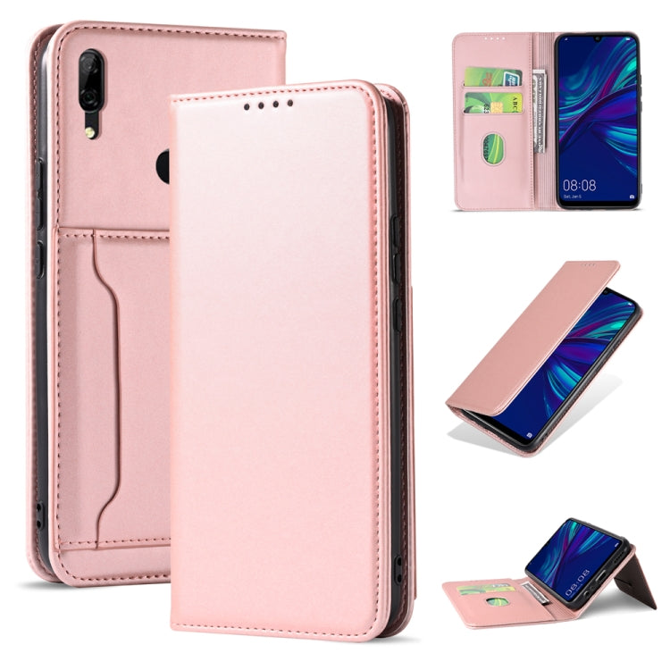 For Huawei P Smart (2019) / Honor 10 Lite Strong Magnetism Liquid Feel Horizontal Flip Leather Case with Holder & Card Slots & Wallet