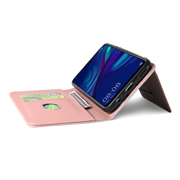 For Huawei P Smart (2019) / Honor 10 Lite Strong Magnetism Liquid Feel Horizontal Flip Leather Case with Holder & Card Slots & Wallet