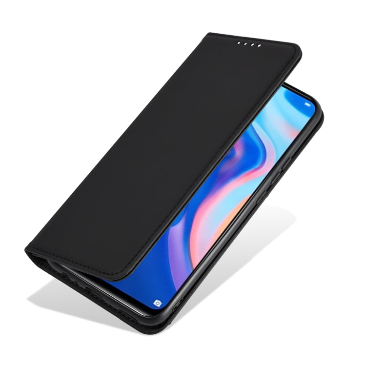 For Huawei P Smart Z / Y9 Prime (2019) Strong Magnetism Liquid Feel Horizontal Flip Leather Case with Holder & Card Slots & Wallet