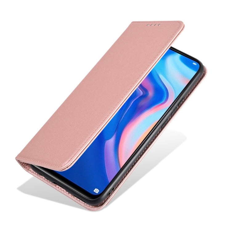 For Huawei P Smart Z / Y9 Prime (2019) Strong Magnetism Liquid Feel Horizontal Flip Leather Case with Holder & Card Slots & Wallet