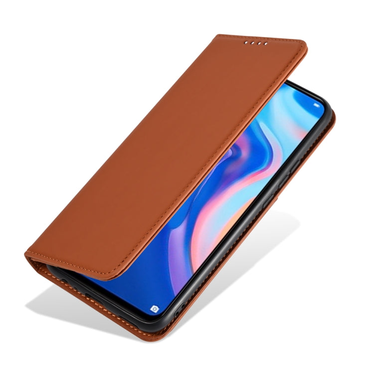 For Huawei P Smart Z / Y9 Prime (2019) Strong Magnetism Liquid Feel Horizontal Flip Leather Case with Holder & Card Slots & Wallet