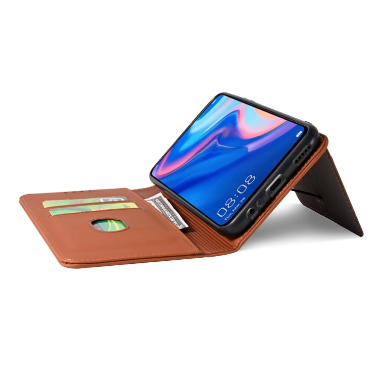 For Huawei P Smart Z / Y9 Prime (2019) Strong Magnetism Liquid Feel Horizontal Flip Leather Case with Holder & Card Slots & Wallet